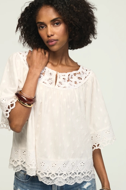 BATTENBURG LACE TOP, image 2