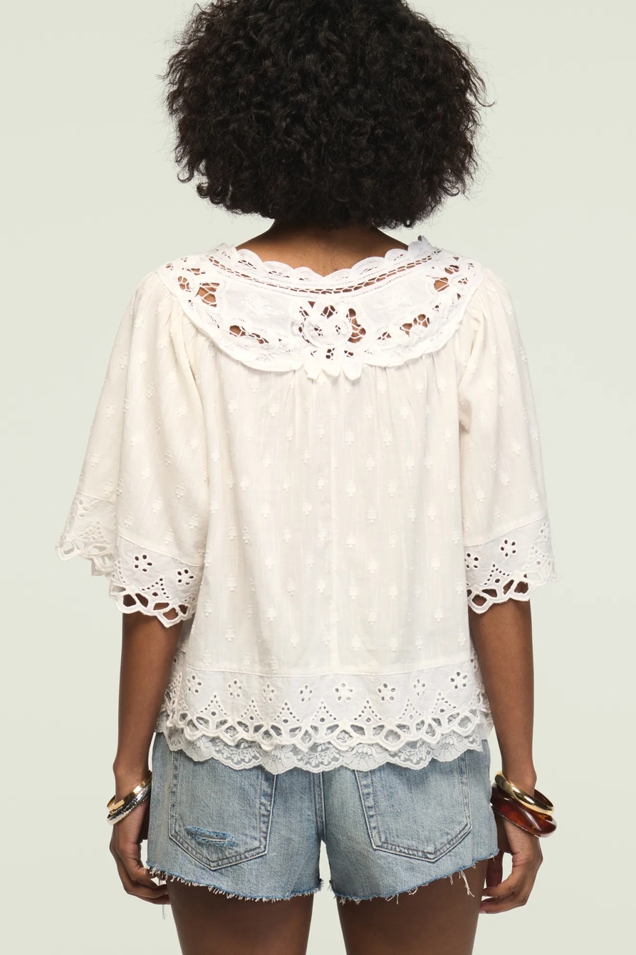 BATTENBURG LACE TOP, image 3