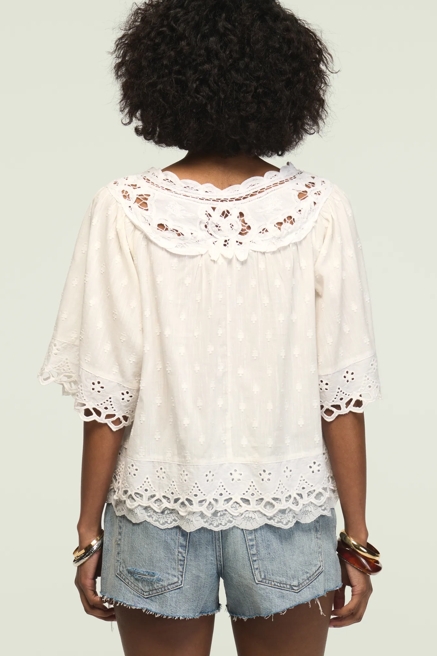 BATTENBURG LACE TOP, image 3