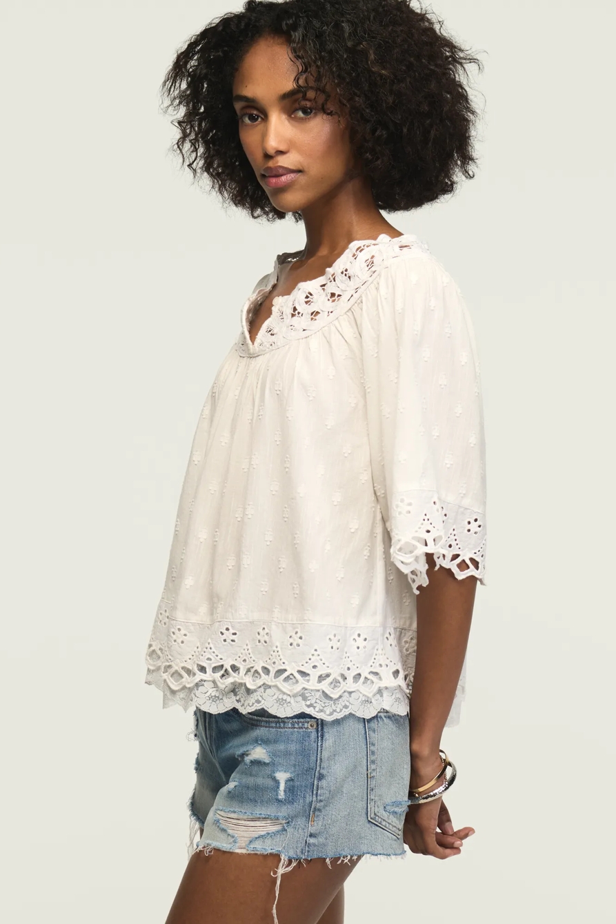 BATTENBURG LACE TOP, image 4