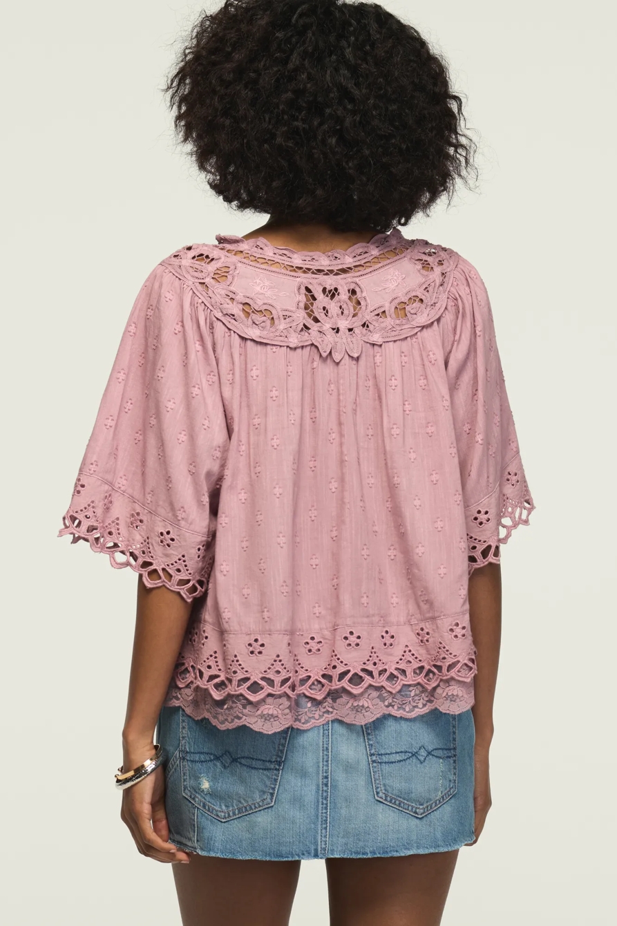 BATTENBURG LACE TOP, image 3
