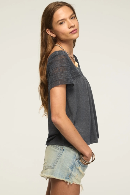 LACE TRIM SWING TOP, image 4