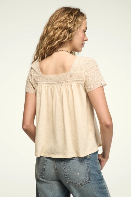 LACE TRIM SWING TOP, image 3