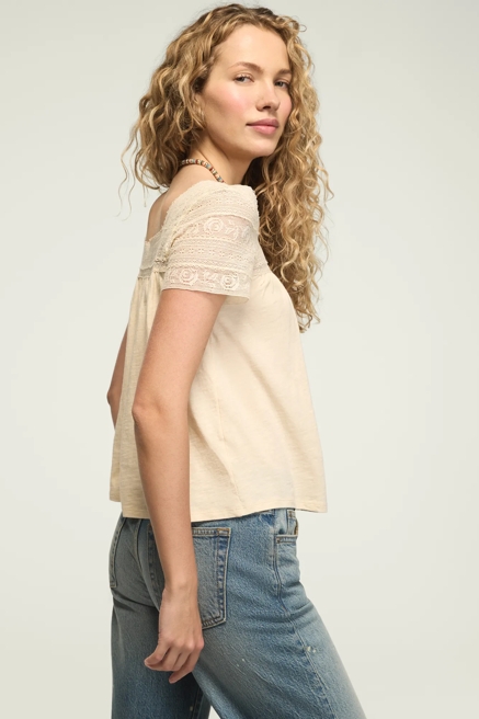 LACE TRIM SWING TOP, image 4