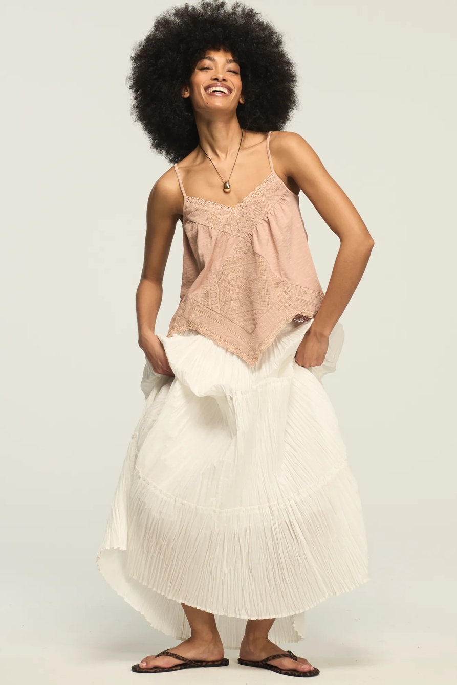 CROCHET TRIM HANDKERCHIEF TANK, image 6