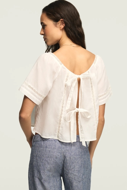 LACE TIE BACK TOP, image 1