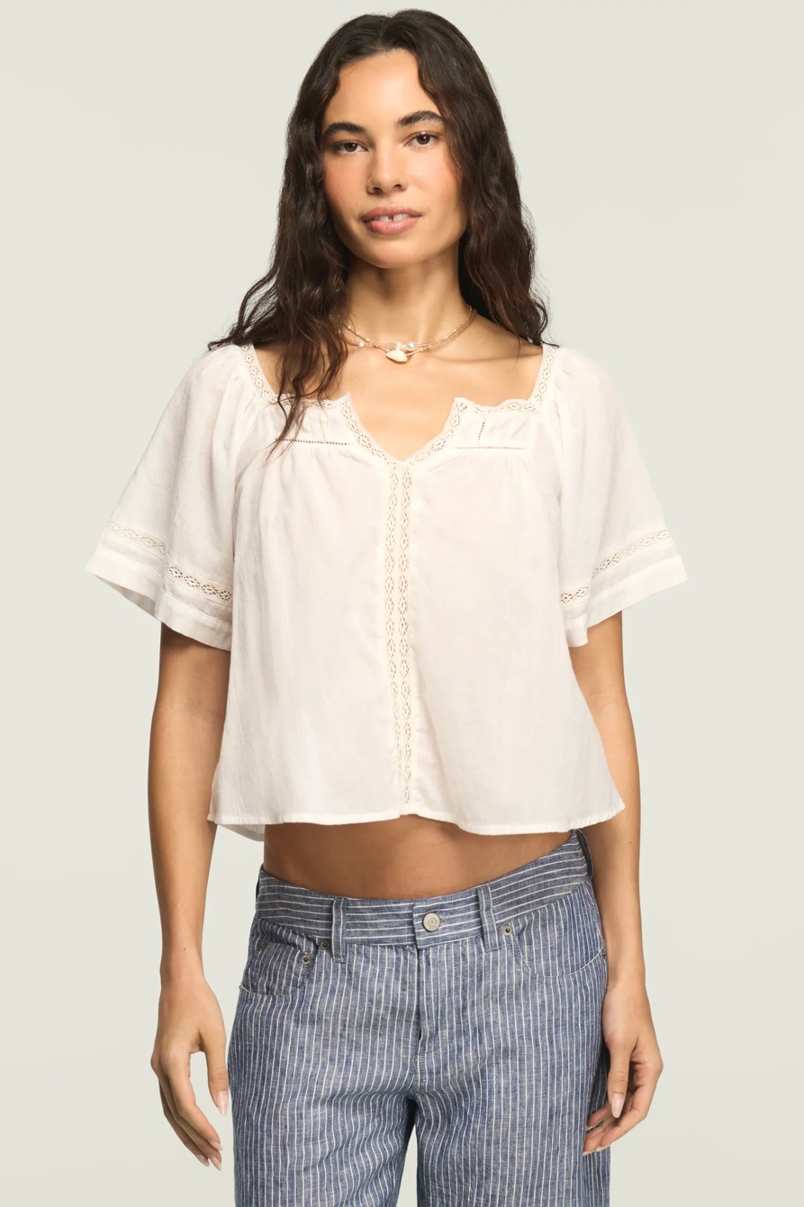 LACE TIE BACK TOP, image 2