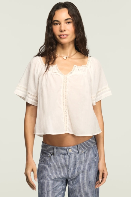 LACE TIE BACK TOP, image 2