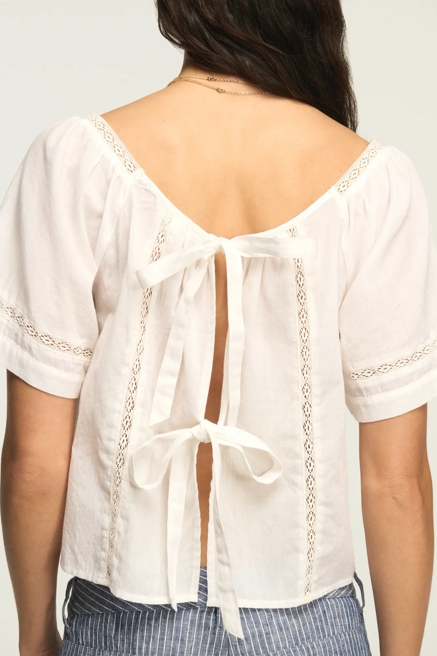 LACE TIE BACK TOP, image 3