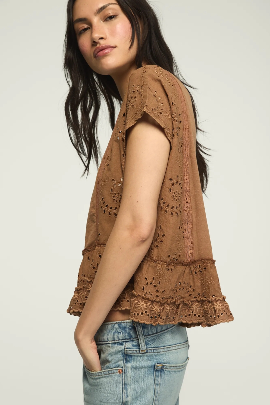 EYELET FASHION SWING TEE, image 5