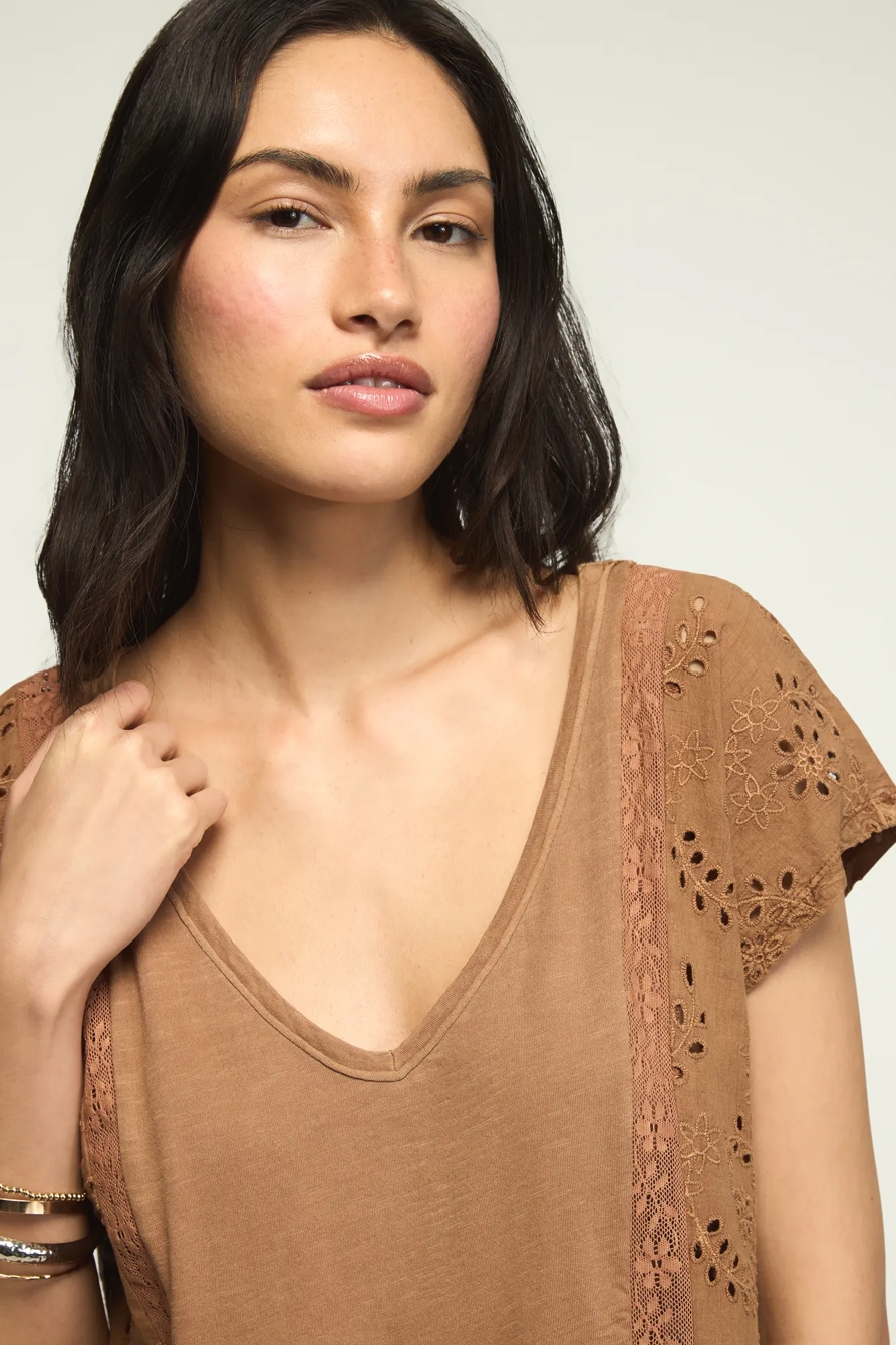 EYELET FASHION SWING TEE, image 6