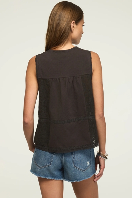 EMBROIDERED YOKE TANK, image 3