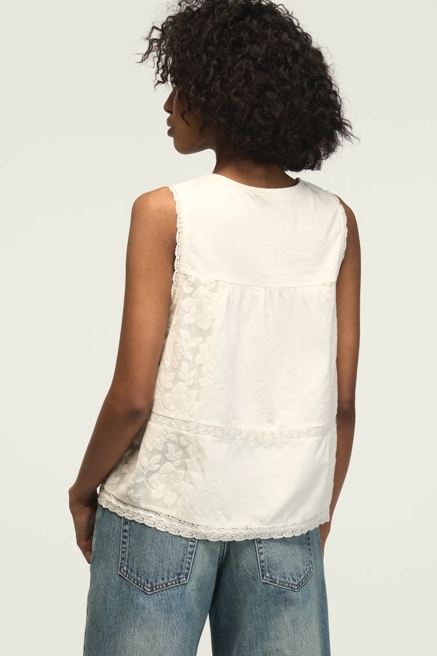 EMBROIDERED YOKE TANK, image 3