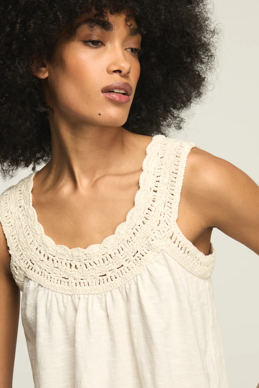 CROCHET TRIM SWING TANK, image 2