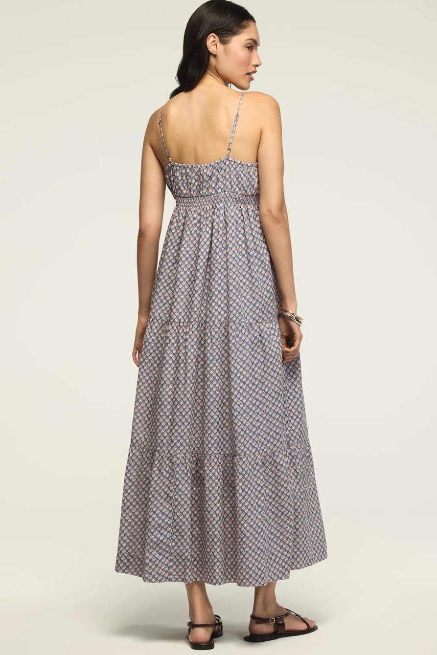 PRINTED RUCHED WAIST MAXI, image 3