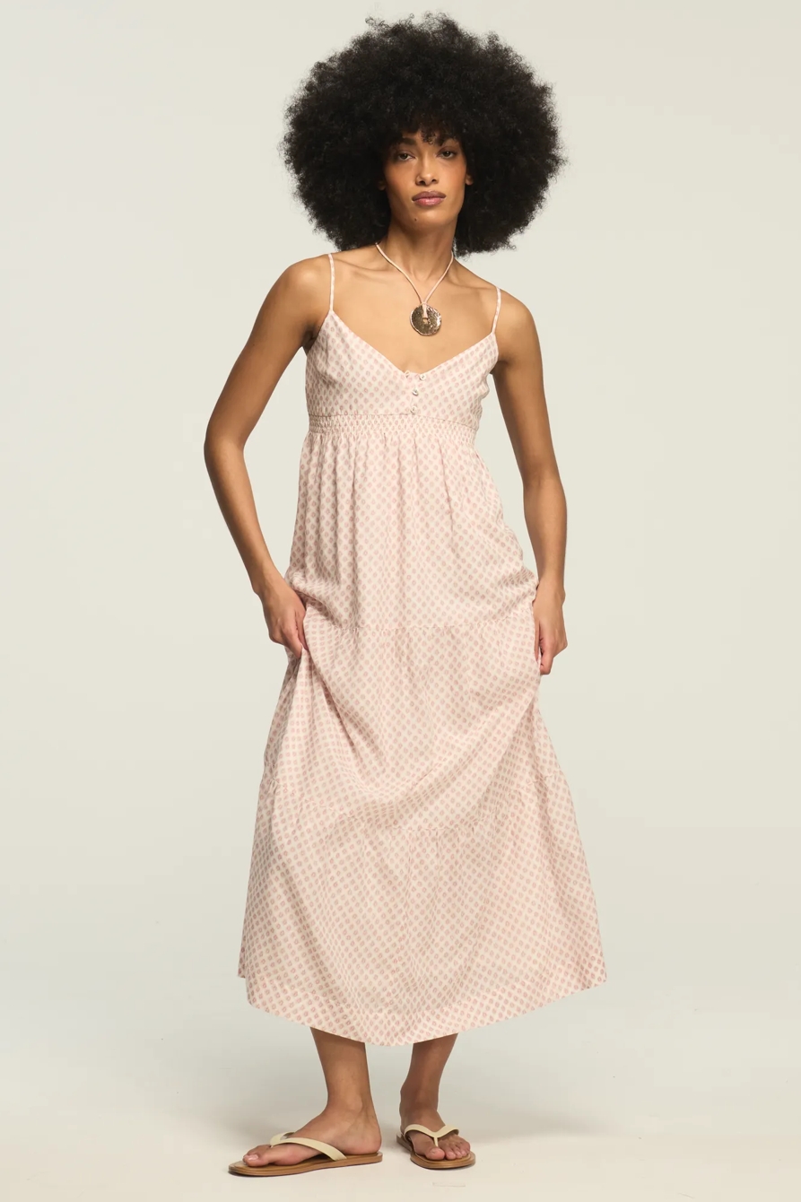 PRINTED RUCHED WAIST MAXI, image 2
