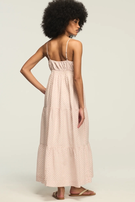 PRINTED RUCHED WAIST MAXI, image 3