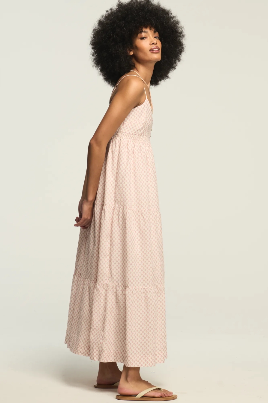 PRINTED RUCHED WAIST MAXI, image 4