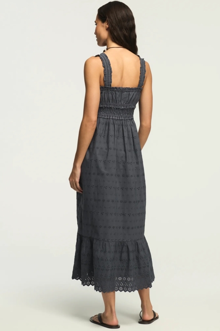 SCHIFFLEY SMOCKED WAIST MIDI DRESS, image 3