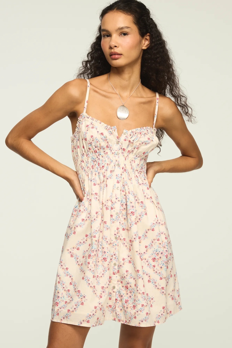 CINCHED WAIST MINI DRESS, image 5