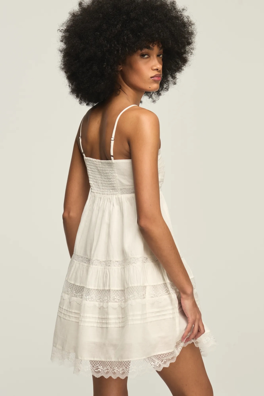 TRIM MIX MINI DRESS, image 3