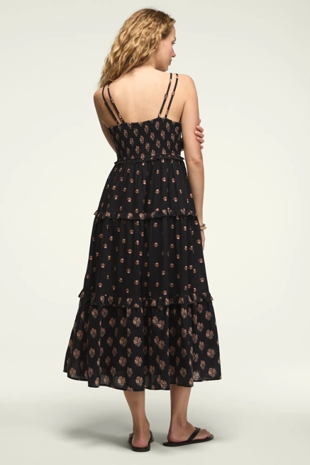 STRAPPY PRINT MIX MAXI DRESS, image 3