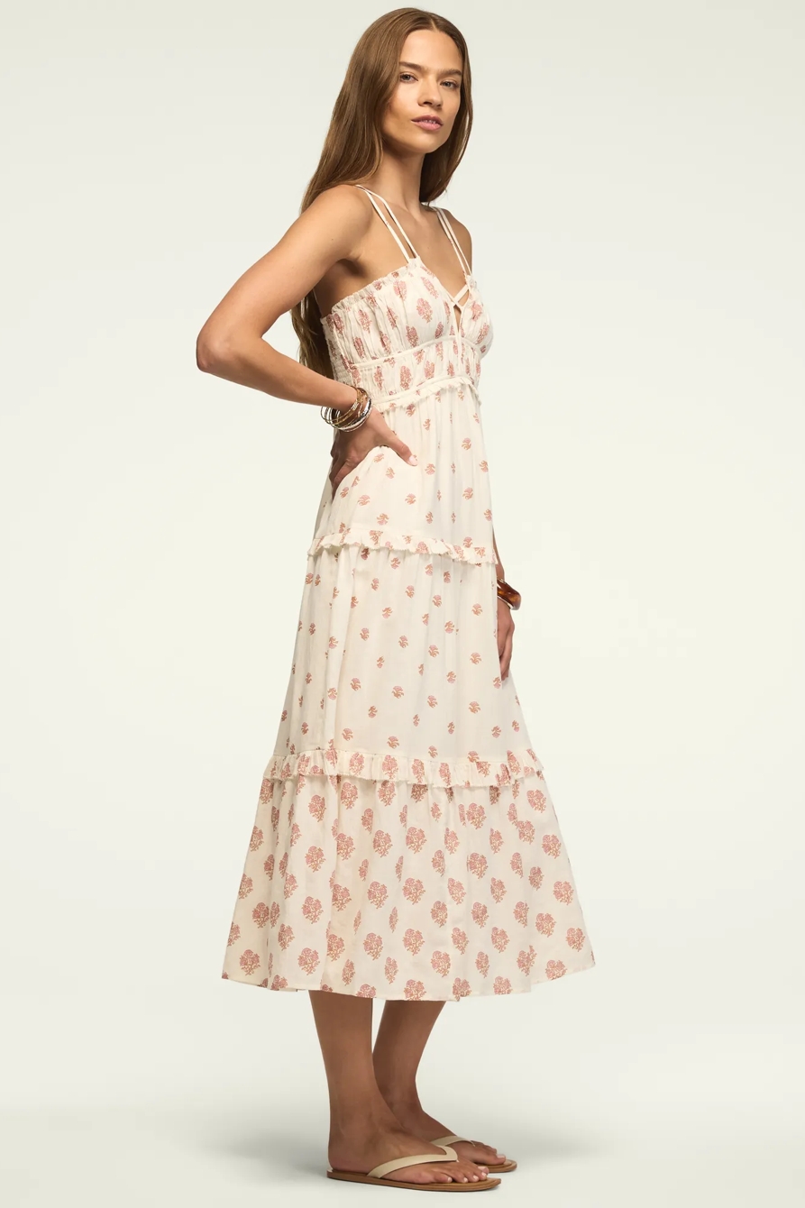 STRAPPY PRINT MIX MAXI DRESS, image 4