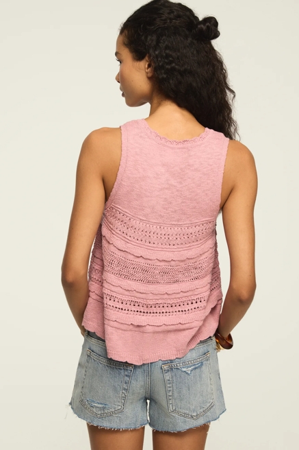 TIERED RUFFLE SWEATER TANK, image 3