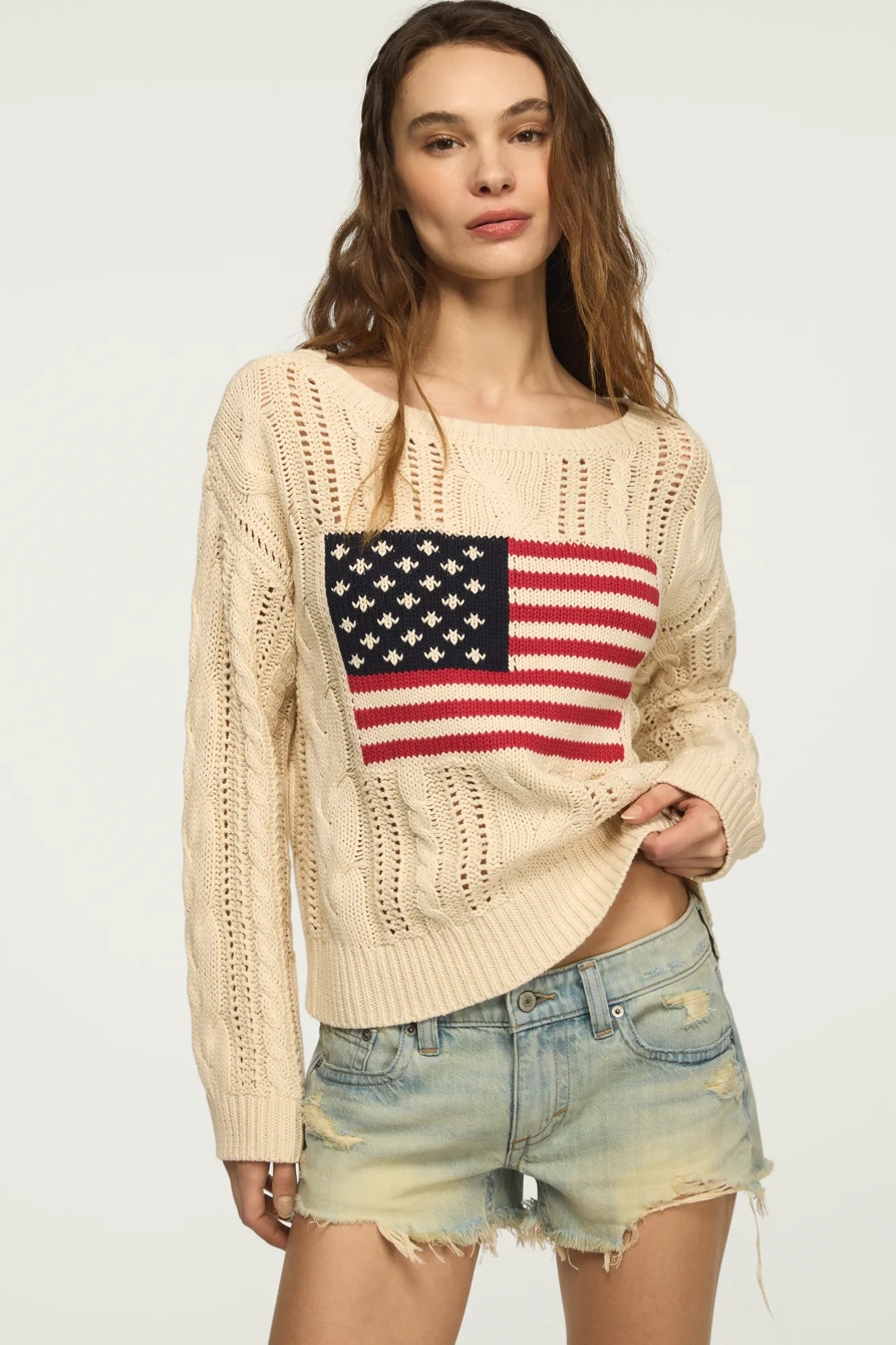 AMERICANA PULLOVER SWEATER, image 2