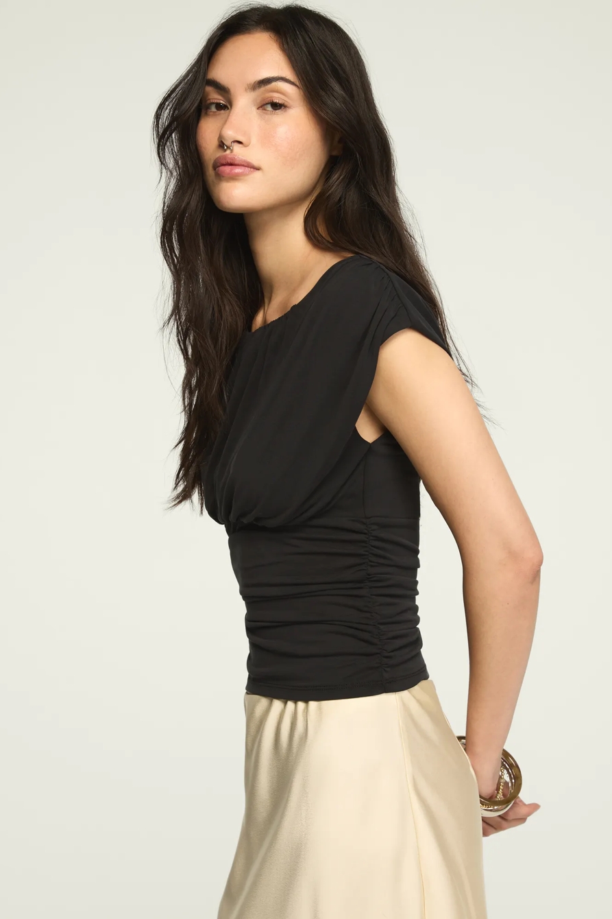 SANDWASH BANDED WAIST TEE, image 4
