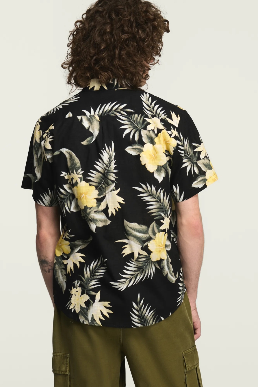 SHORT SLEEVE PRINTED CAMP COLLAR SHIRT, image 3
