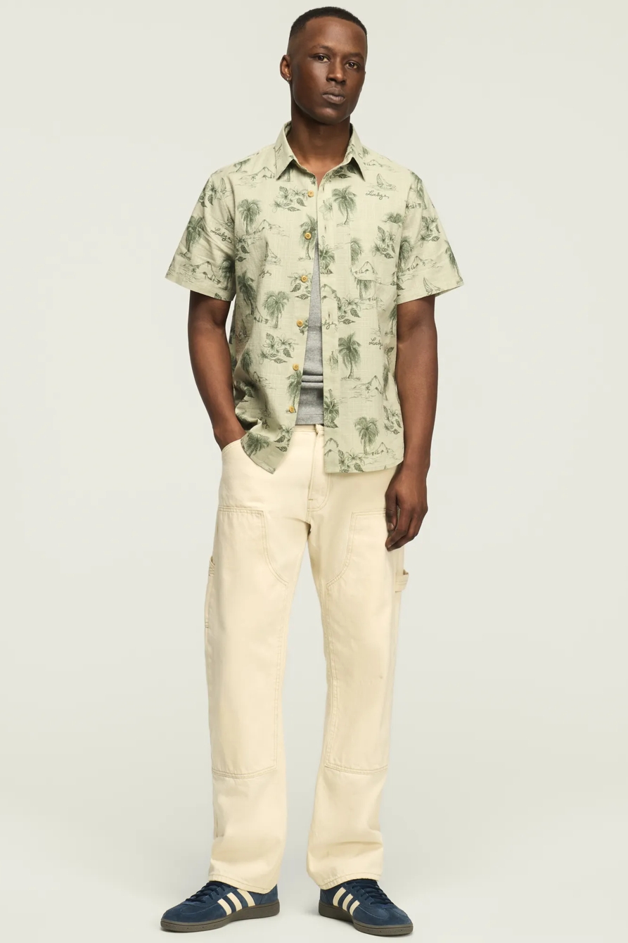 SHORT SLEEVE PRINTED CAMP COLLAR SHIRT, image 5