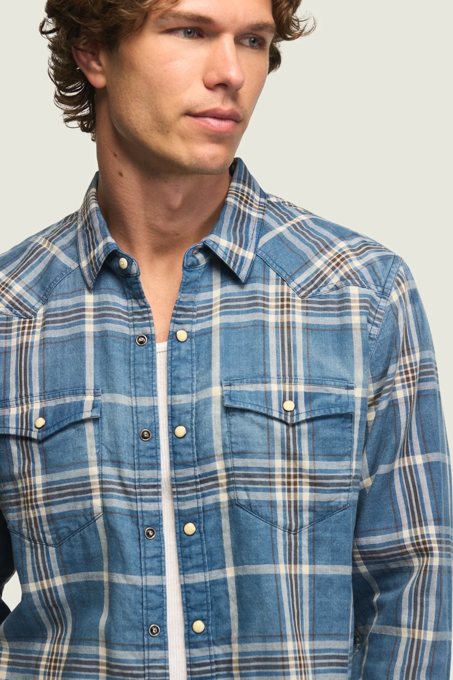LONG SLEEVE DOUBLE GAUZE MESA WESTERN SHIRT, image 2