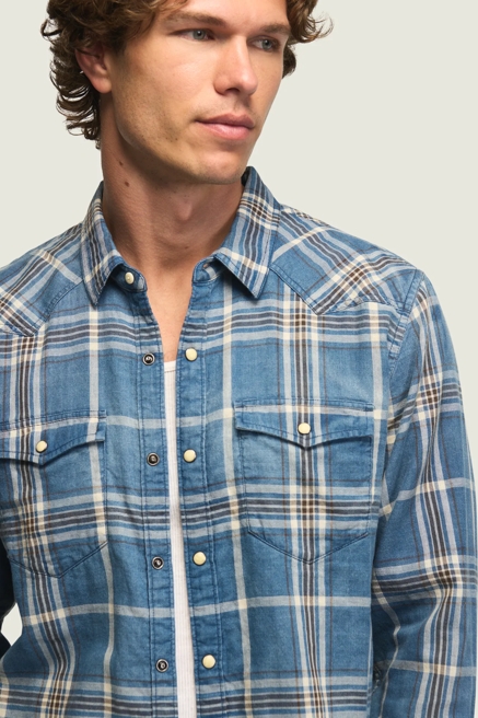 LONG SLEEVE DOUBLE GAUZE MESA WESTERN SHIRT, image 2