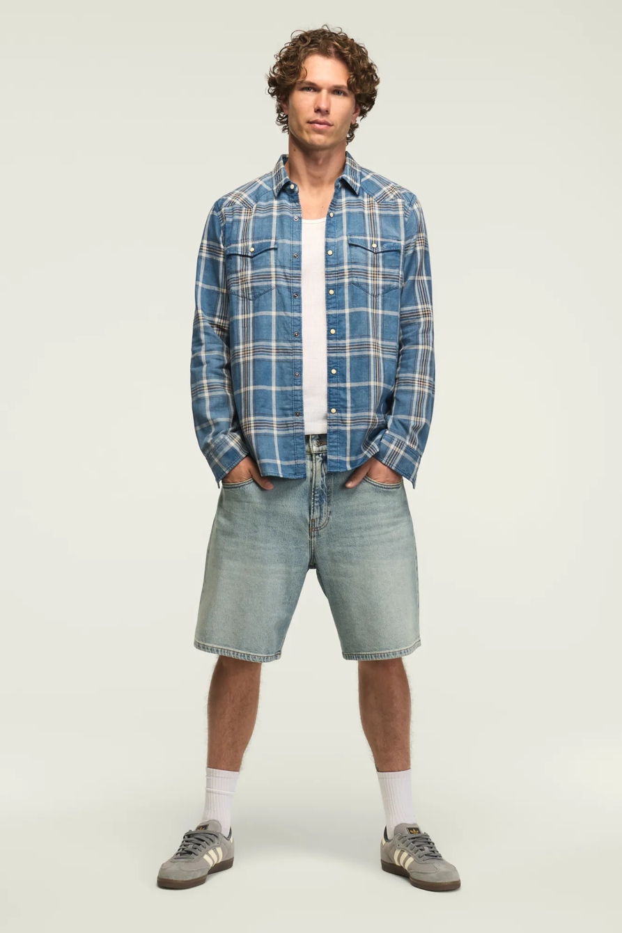 LONG SLEEVE DOUBLE GAUZE MESA WESTERN SHIRT, image 5
