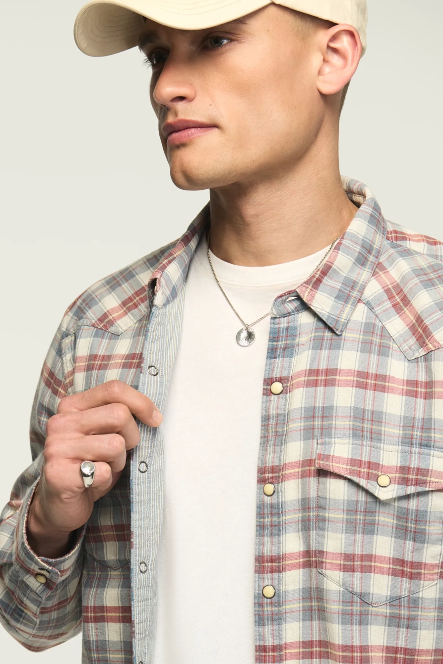 LONG SLEEVE DOUBLE GAUZE MESA WESTERN SHIRT, image 2