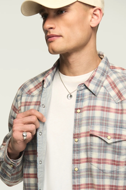 LONG SLEEVE DOUBLE GAUZE MESA WESTERN SHIRT, image 2