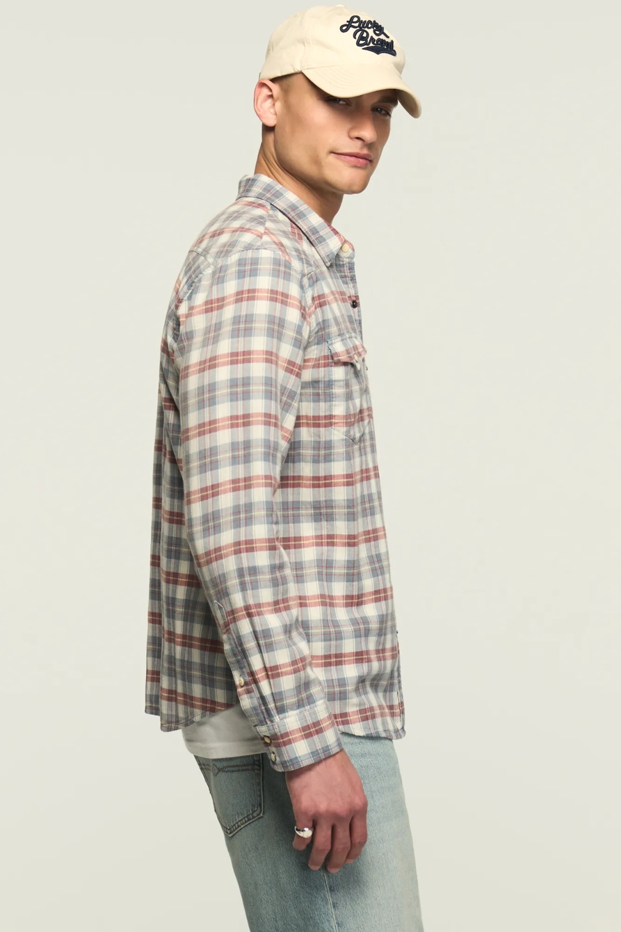 LONG SLEEVE DOUBLE GAUZE MESA WESTERN SHIRT, image 4