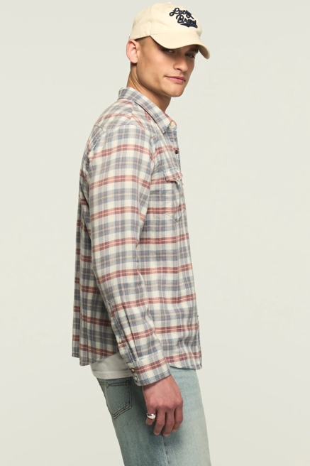 LONG SLEEVE DOUBLE GAUZE MESA WESTERN SHIRT, image 4