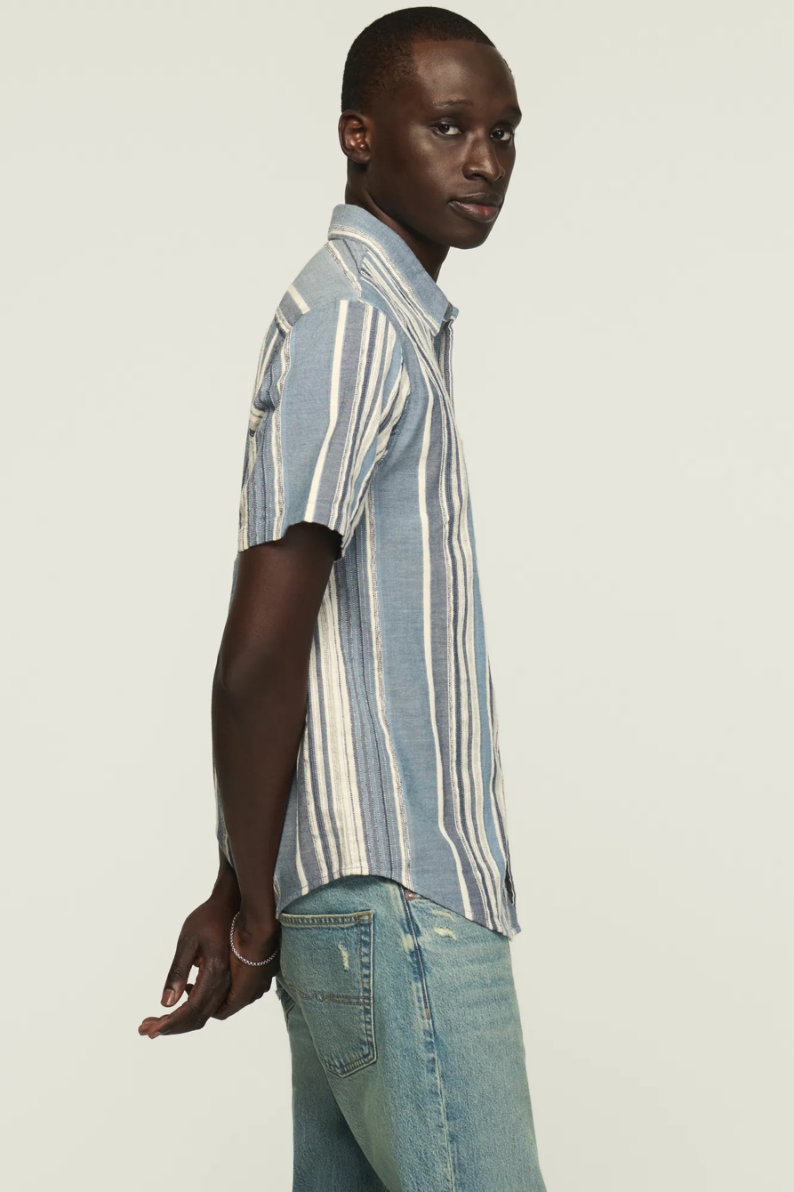 SHORT SLEEVE ONE POCKET SAN GABRIEL DOBBY, image 4
