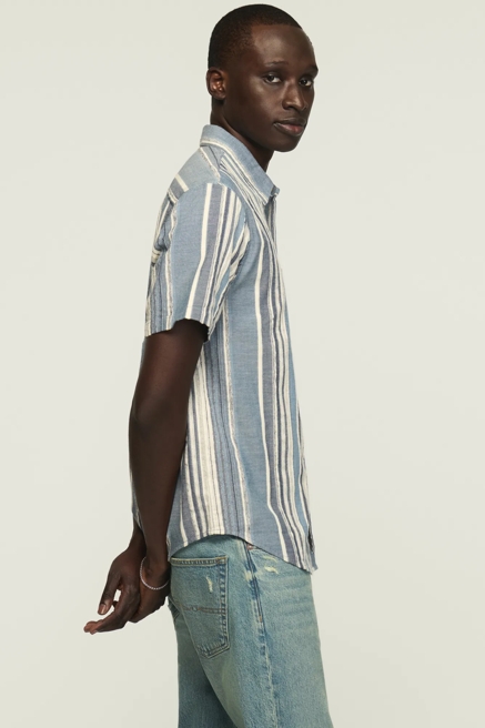 SHORT SLEEVE ONE POCKET SAN GABRIEL DOBBY, image 4