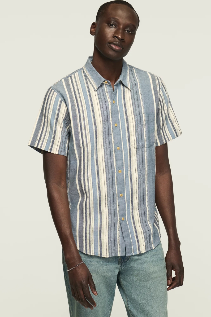 SHORT SLEEVE ONE POCKET SAN GABRIEL DOBBY, image 5