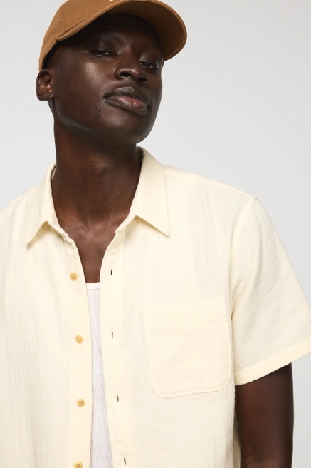 SHORT SLEEVE DOUBLE GAUZE SHIRT, image 2