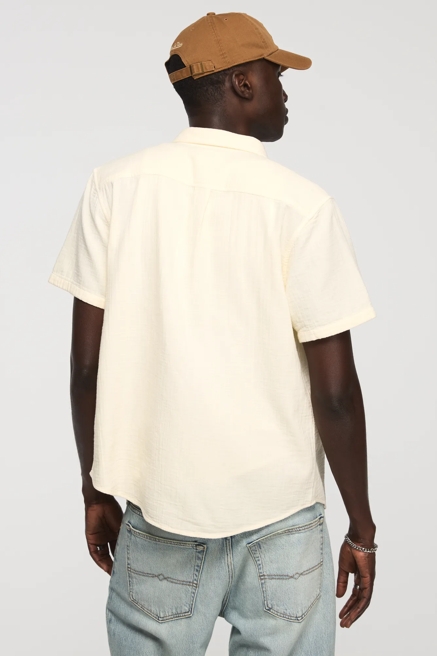 SHORT SLEEVE DOUBLE GAUZE SHIRT, image 3