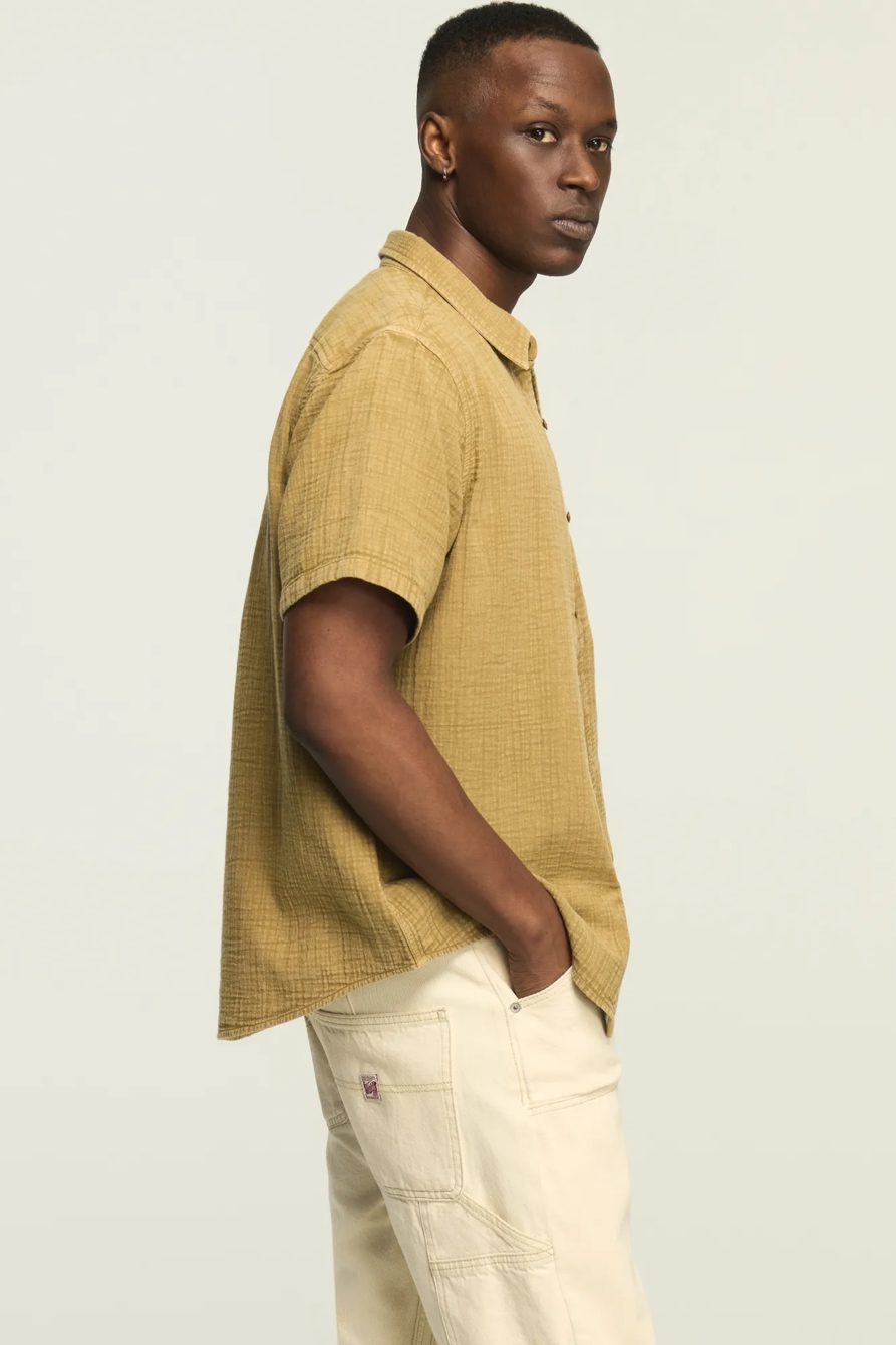 SHORT SLEEVE DOUBLE GAUZE SHIRT, image 4