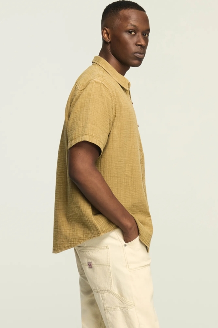 SHORT SLEEVE DOUBLE GAUZE SHIRT, image 4