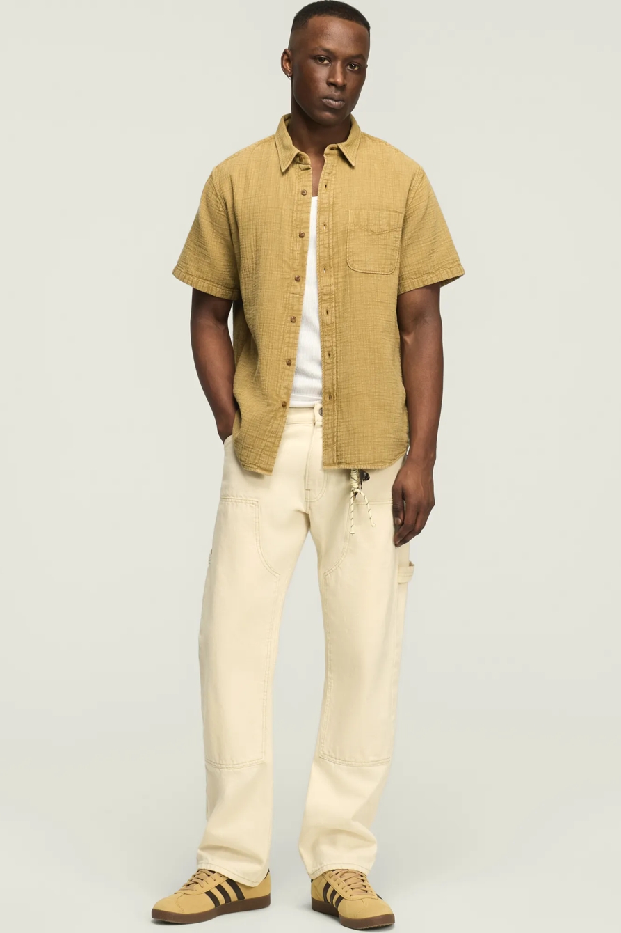 SHORT SLEEVE DOUBLE GAUZE SHIRT, image 5