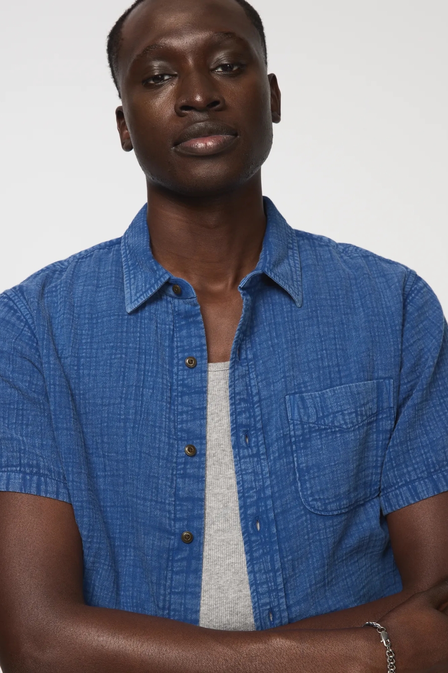 SHORT SLEEVE DOUBLE GAUZE SHIRT, image 2