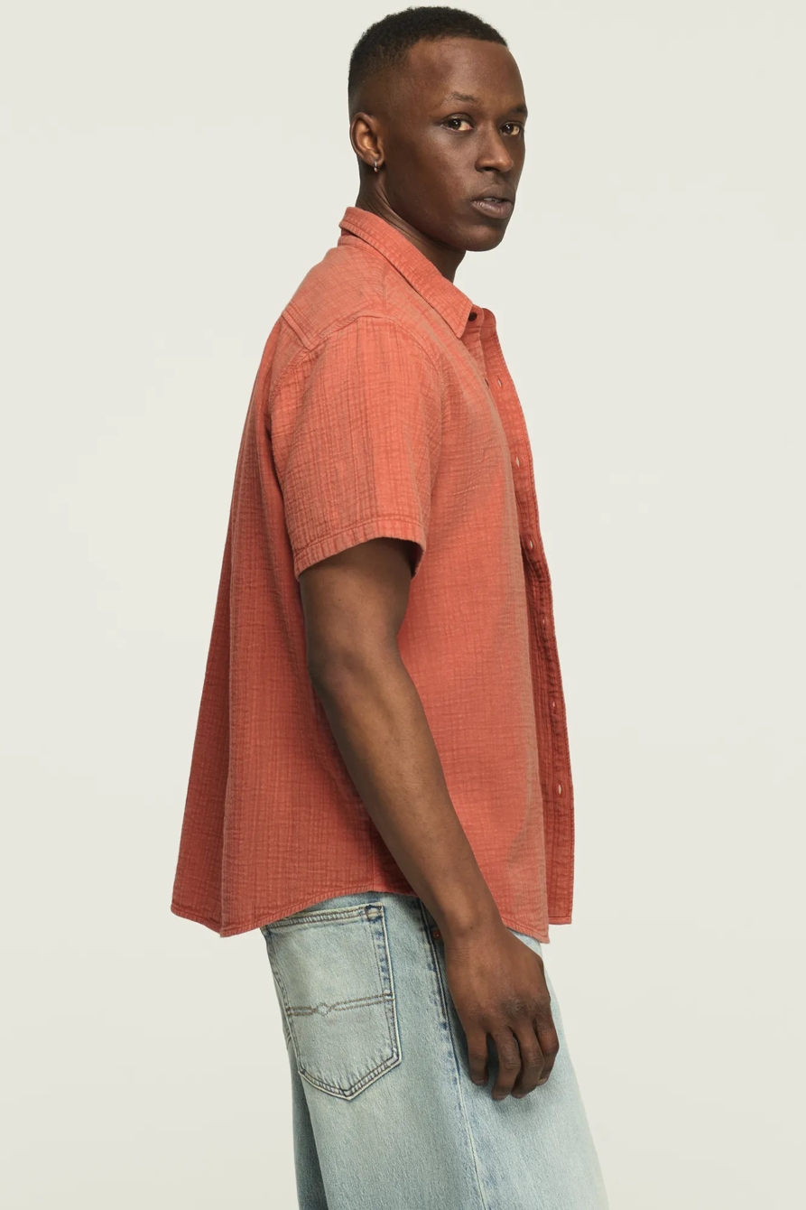 SHORT SLEEVE DOUBLE GAUZE SHIRT, image 3