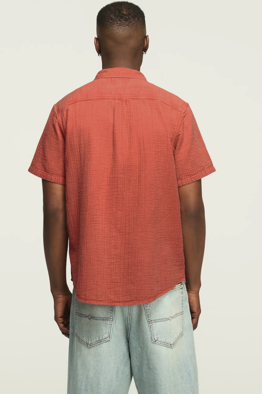 SHORT SLEEVE DOUBLE GAUZE SHIRT, image 4